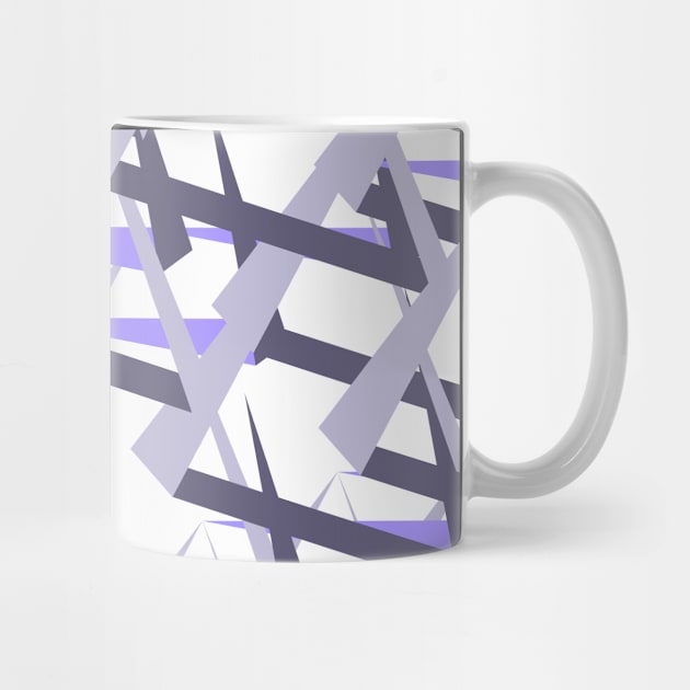 Jagged Clutter Pattern - Royal by DaTacoX